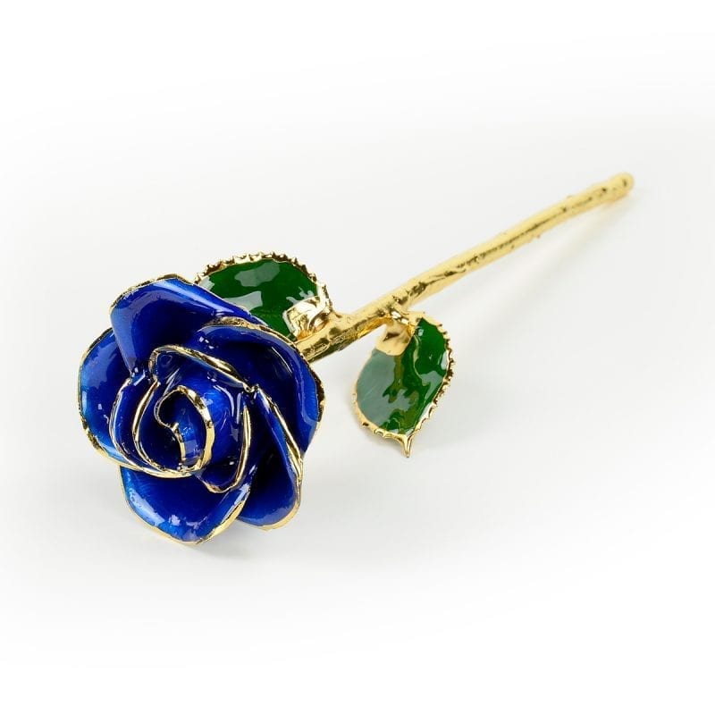 dark blue rose gift