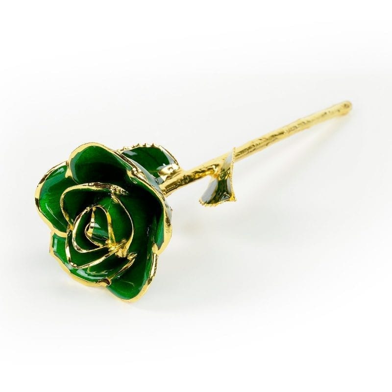dark green rose gift