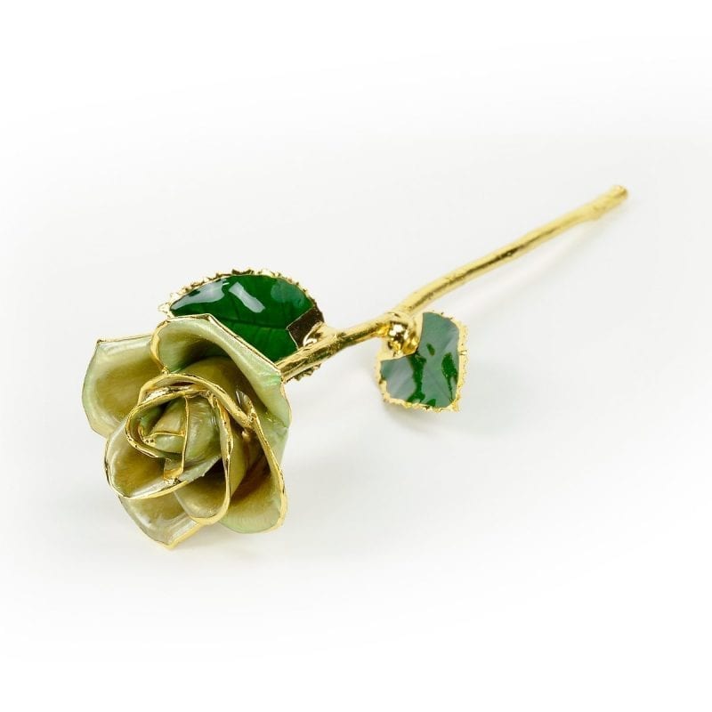 light green rose gift