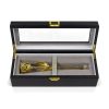 Gold Rose<br/><sub> with Premium Glass Lid Display Case</sub>