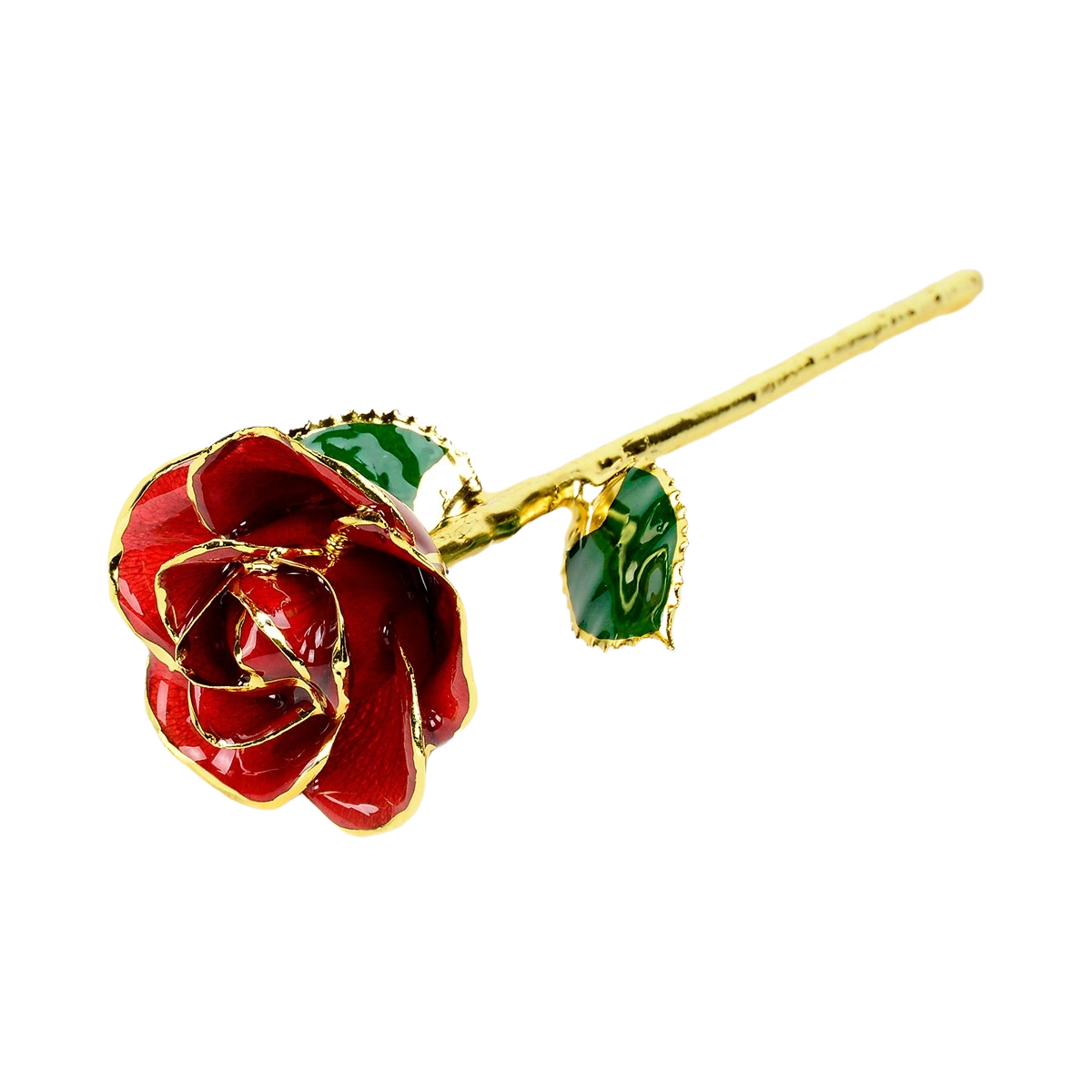 Red rose without Premium Display Case