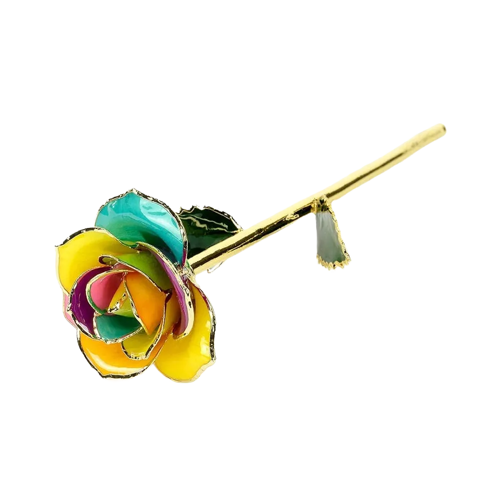 Spectrum Rainbow Rose without Premium Display Case
