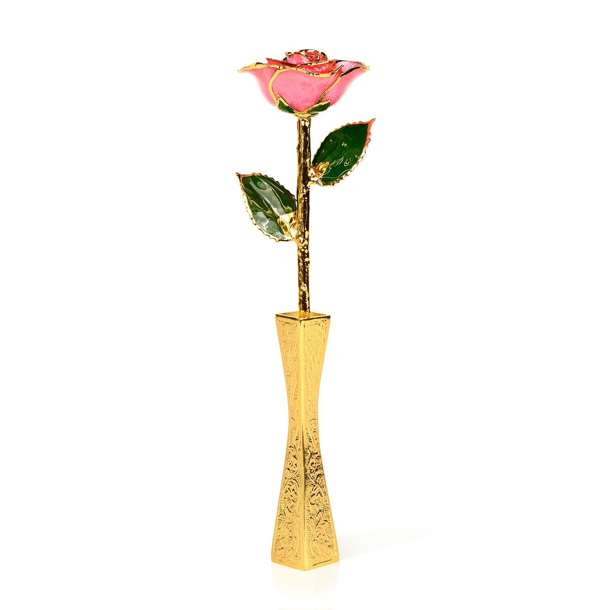 Vase with Pink Rose