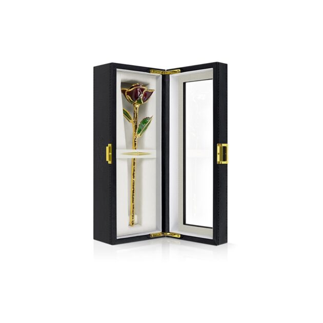 Burgundy Rose<br><sub> with Premium Gift Set</sub> - Image 4