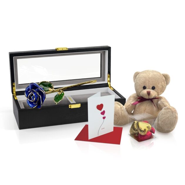 Dark Blue Rose<br><sub> with Premium Gift Set</sub>