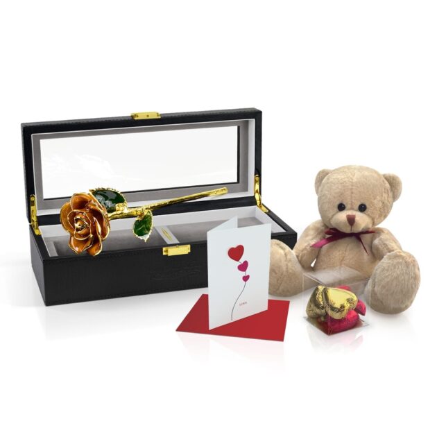 Orange Rose<br><sub> with Premium Gift Set</sub>