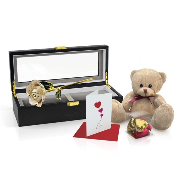 Raw Pearl Rose<br><sub> with Premium Gift Set</sub>