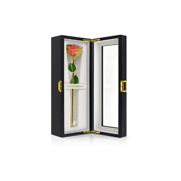 Lunar Rainbow Rose<br/><sub> with Premium Glass Lid Display Case</sub> - Image 8