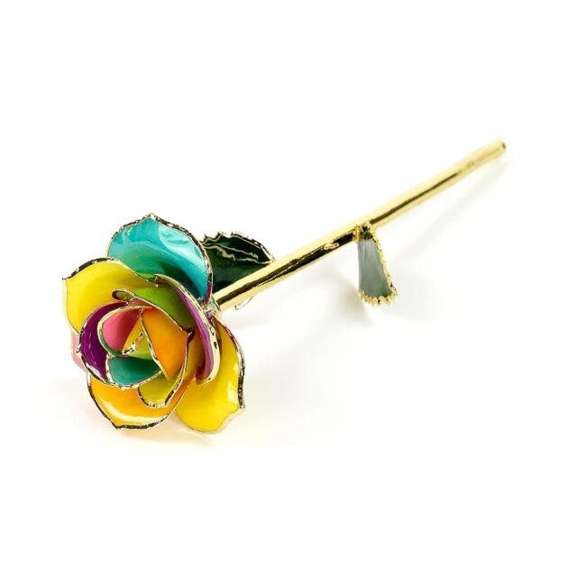 Spectrum Rainbow Rose<br/><sub> with Premium Glass Lid Display Case</sub> - Image 5