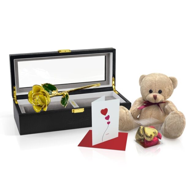 Yellow Rose<br><sub> with Premium Gift Set</sub>