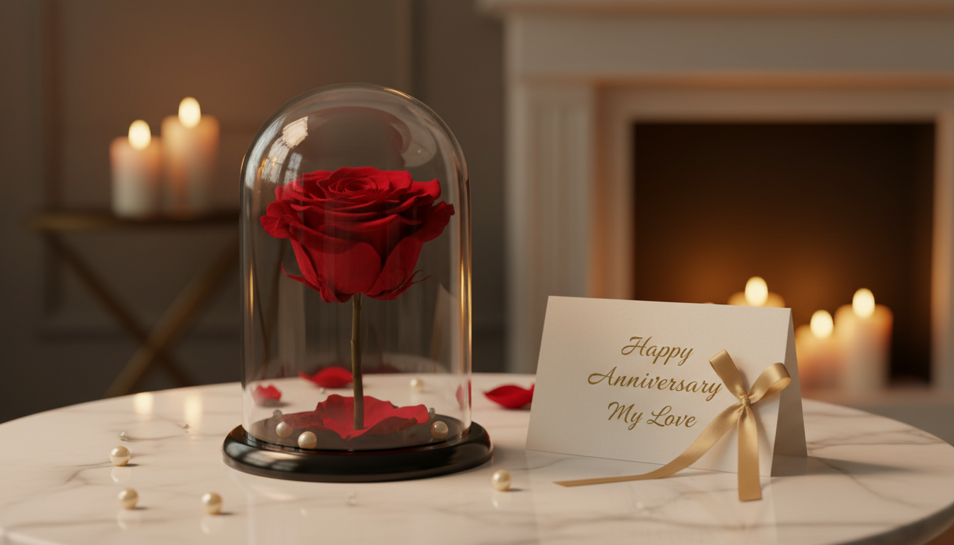 Infinity Rose best anniversary gift for wife Australia