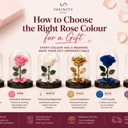 How to choose the right rose colour for a gift with Infinity Rose feature image
