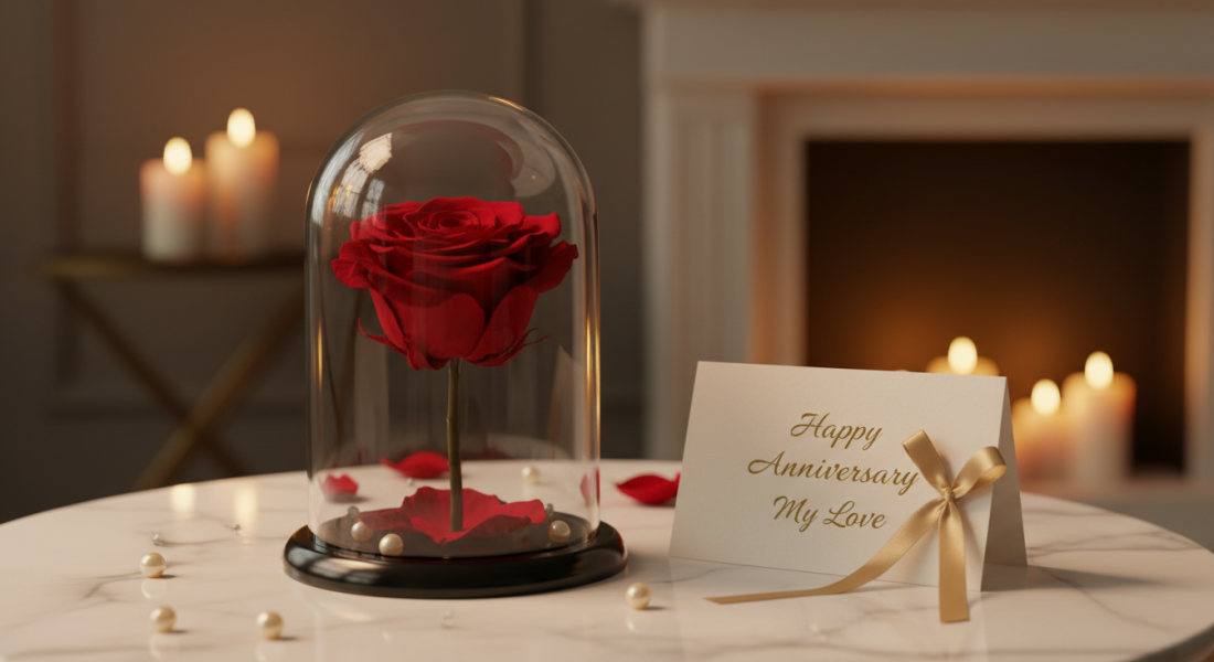 Infinity Rose best anniversary gift for wife Australia